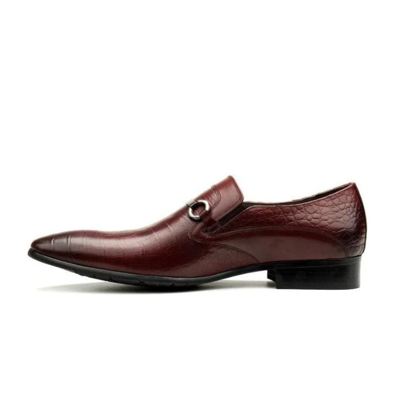 Mocassim Masculino Texturizado Croco Maximus