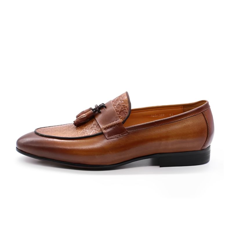 Mocassim Masculino Tassel Mosaico Maximus