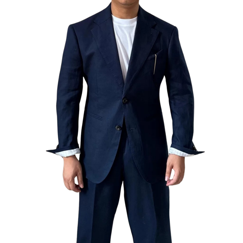 costume masculino linho, terno linho masculino, costume 2 peças masculino, conjunto social masculino linho, costume masculino verão, costume linho puro, terno masculino trabalho, costume masculino formal
