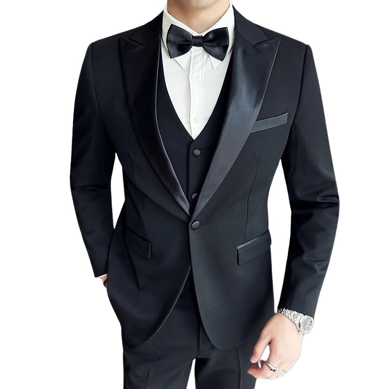 smoking masculino slim, terno de gala, traje social casamento, smoking premium, traje masculino festa

