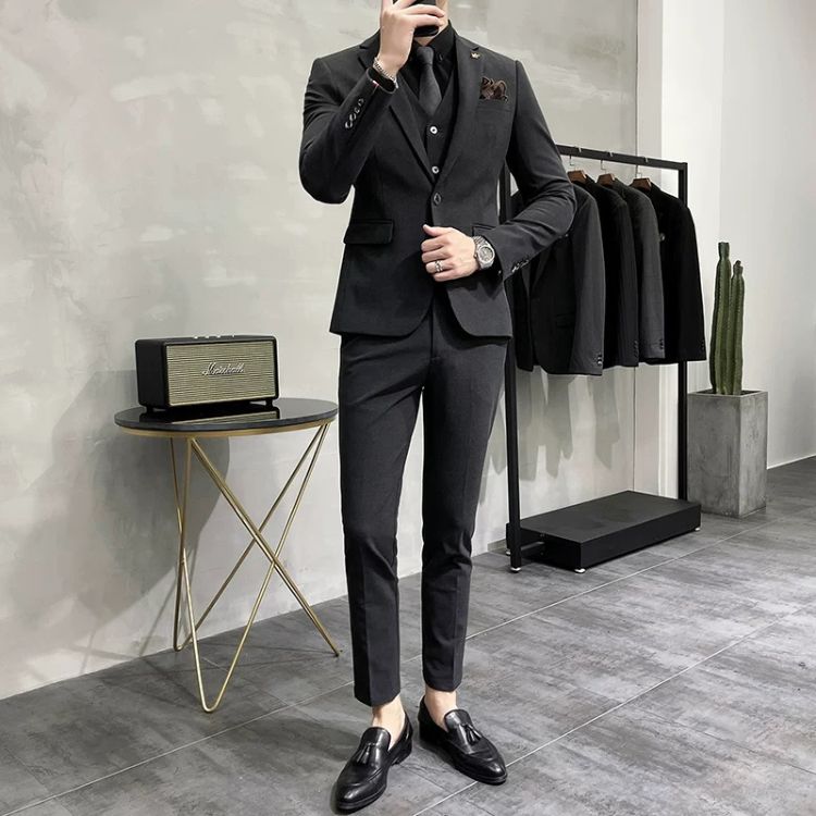 Terno Masculino Slim Texturizado Maximus