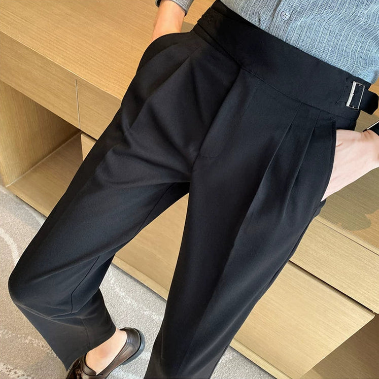 Calça Alfaiataria Masculina Slim Ajustável Maximus