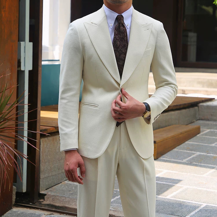 Costume Masculino Slim Peak Off-White Maximus