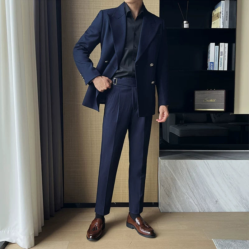 Costume Masculino Slim Transpassado Italiano Maximus