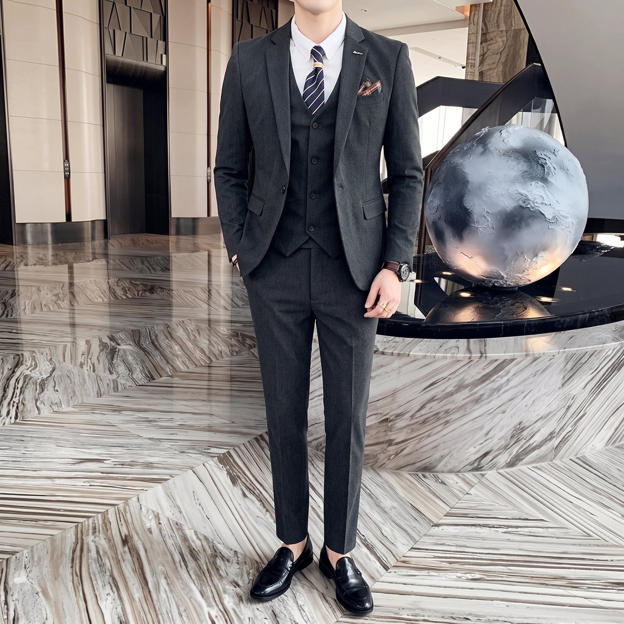 Terno Masculino Slim Liso Modern Maximus