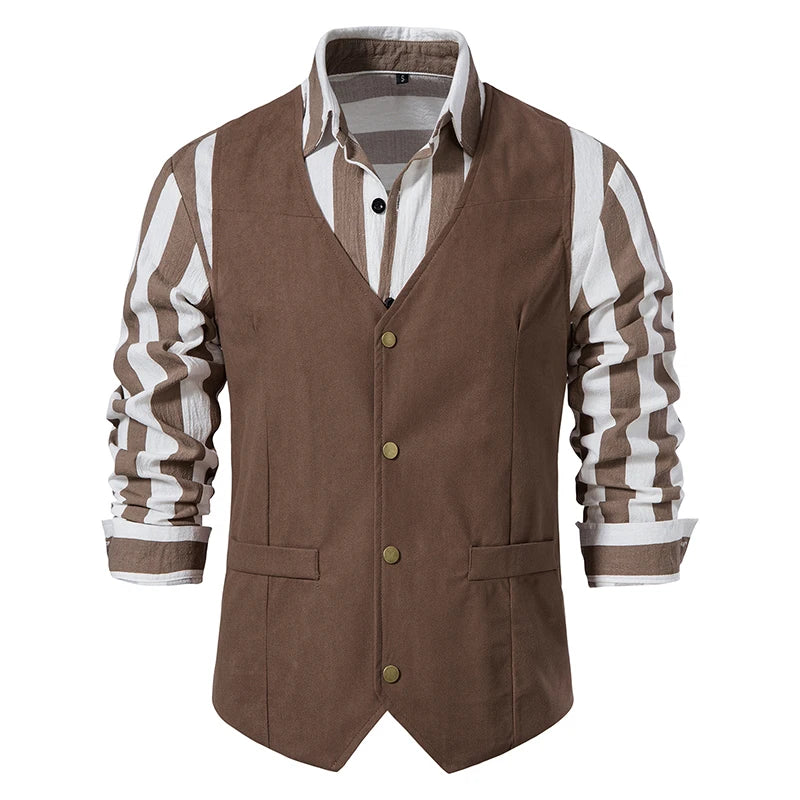 Colete Masculino Maximus, Colete Masculino Vintage, Colete Masculino Vintage Maximus