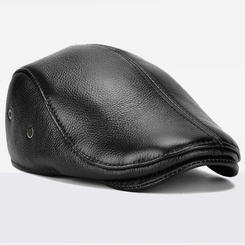 Boina Masculina de Couro Maximus
