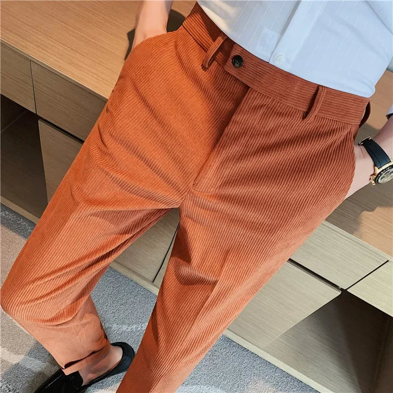 Calça Social Masculina, Calça Alfaiataria Slim Masculina, Calça Alfaiataria Masculina Canelada Estilo Camurça, calça alfaiataria masculina canelada, Calça Alfaiataria Masculina Camurça, Calça Alfaiataria Masculina, calça alfaiataria canelada, Calça Alfaiataria camurça, Calça Alfaiataria
