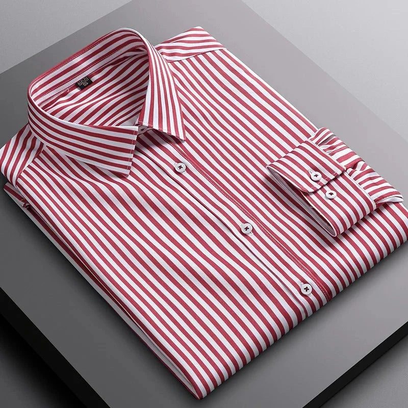 Camisa Social, Camisa Social Listrada, Camisa Social Masculina Listrada Maximus