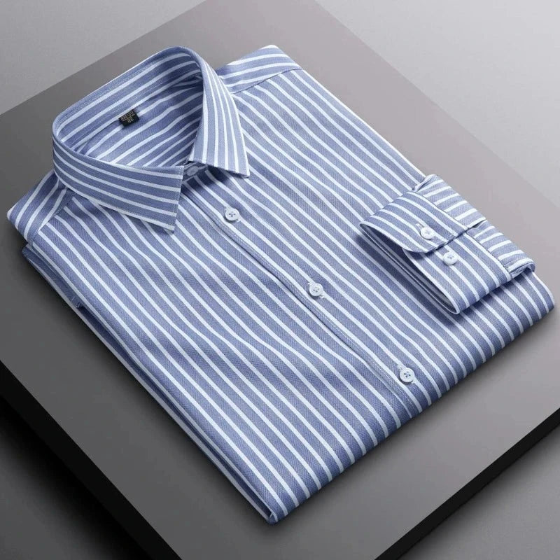 Camisa Social, Camisa Social Listrada, Camisa Social Masculina Listrada Maximus