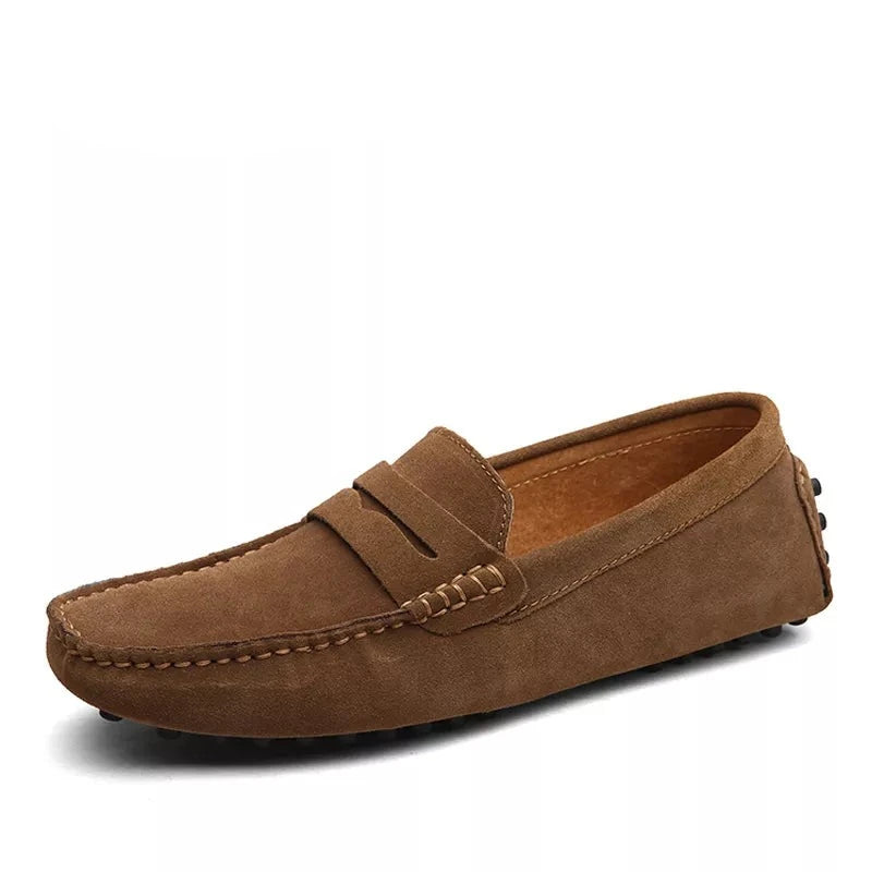 Mocassim Masculino de Couro Maximus