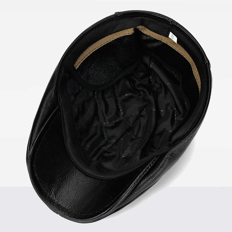 Boina Masculina de Couro Maximus
