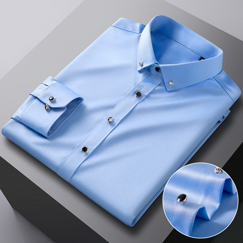 Camisa Social Masculina, Camisa Social Brilhosa