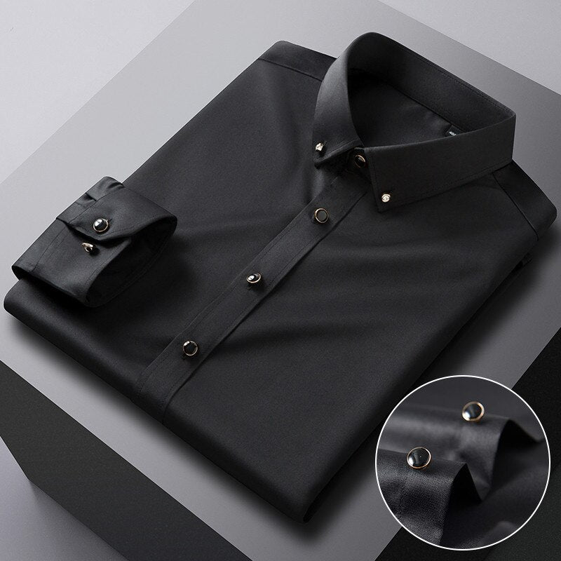 Camisa Social Masculina, Camisa Social Brilhosa