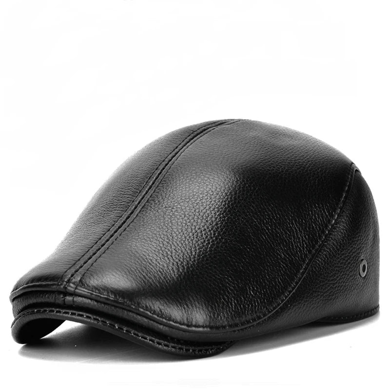 Boina Masculina de Couro Maximus
