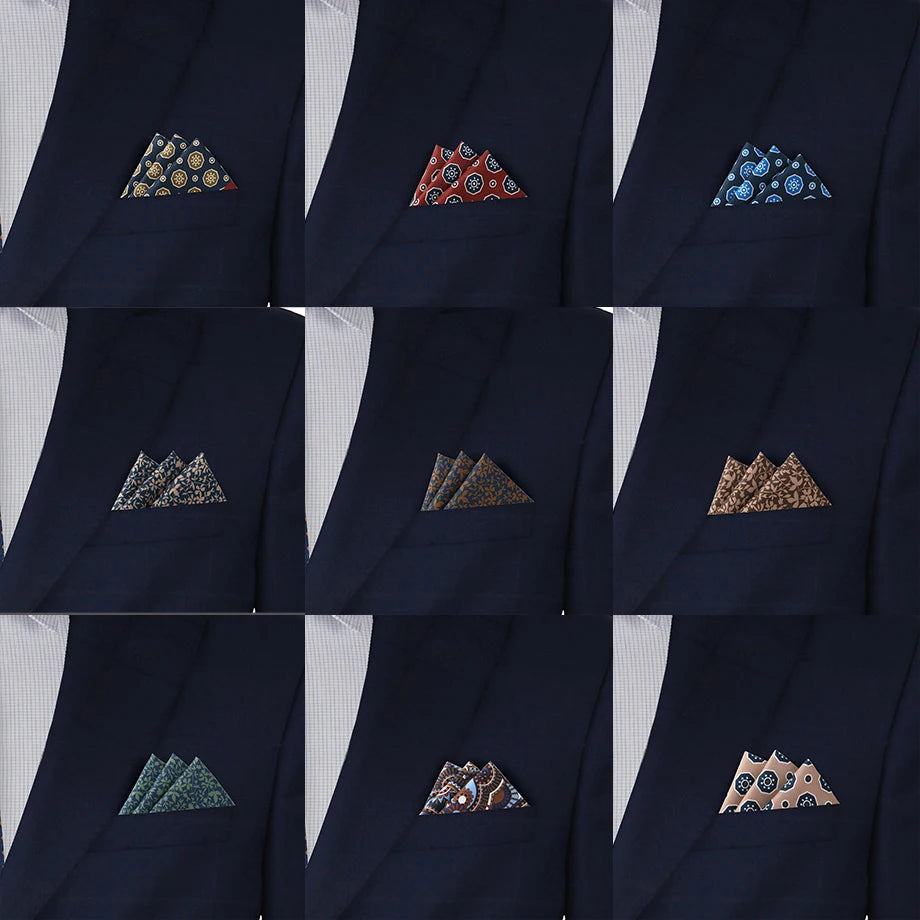 lenço de bolso estampado, lenço masculino social, lenço para terno Maximus, acessório elegante masculino, lenço de bolso casamento