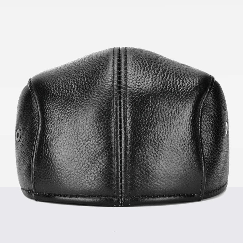 Boina Masculina de Couro Maximus