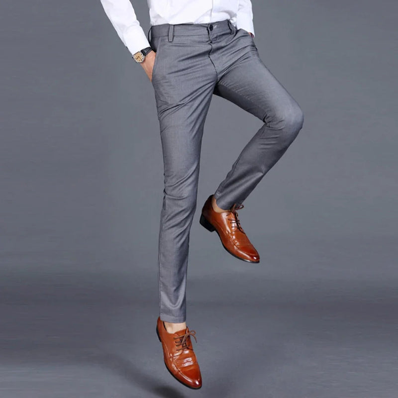 calça social masculina slim, calça social azul marinho, calça social preta slim fit, calça social cinza claro, calça masculina escritório slim, calça alfaiataria slim fit, calça social lisa masculina, calça social ajustada
