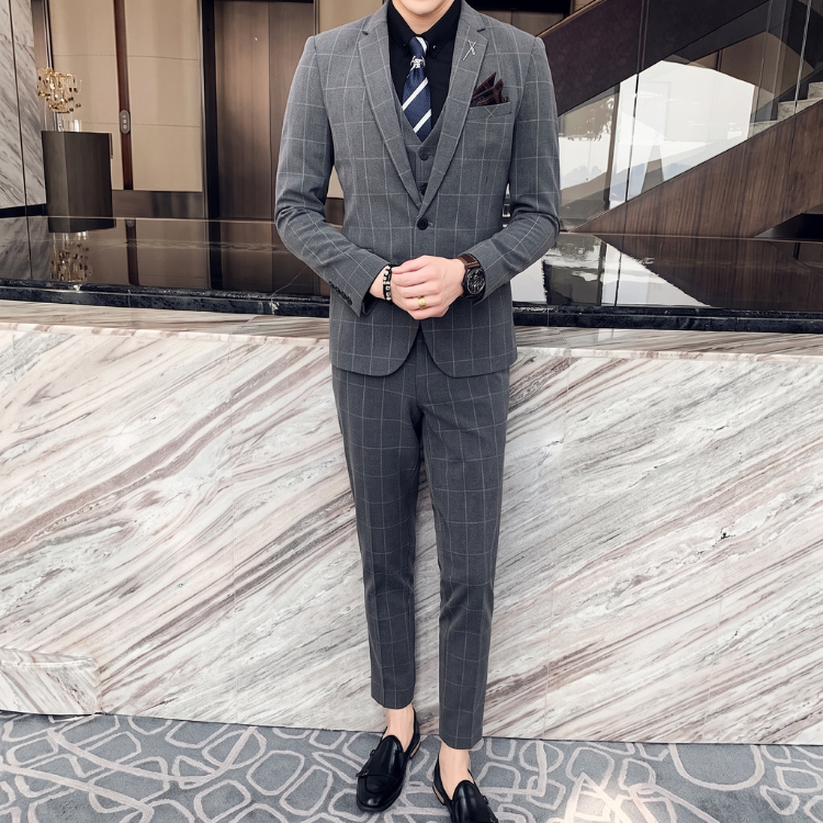 Terno Masculino Slim Xadrez Maximus